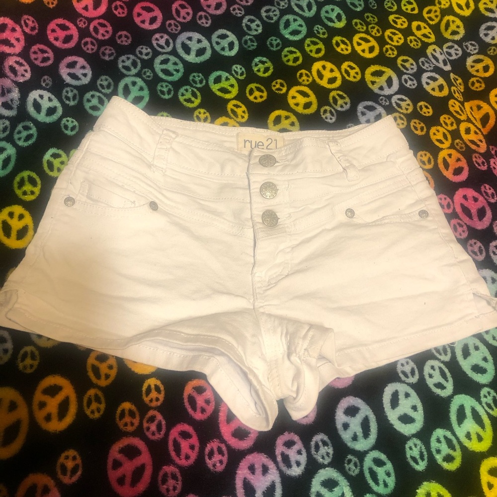 High Waisted Denim Shorts